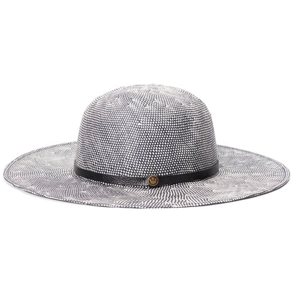 Goorin Bros. mrs garrido paper floppy hat Navy side view