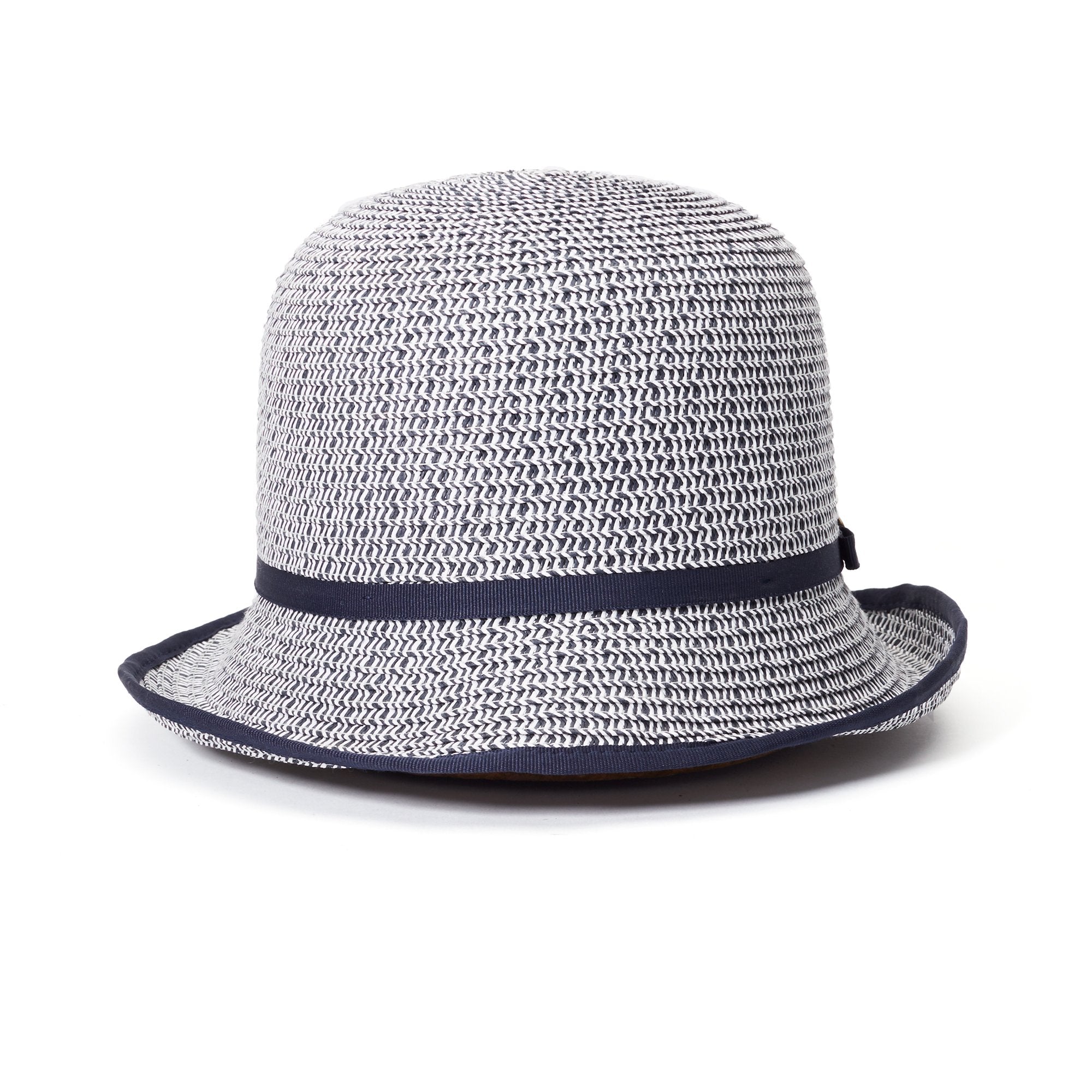 Goorin Bros. annamarie paper cloche hat Navy front view