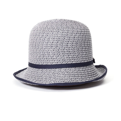 Goorin Bros. annamarie paper cloche hat Navy front view
