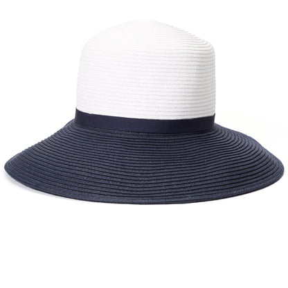 Goorin Bros. karen thomson paper floppy hat Navy back view