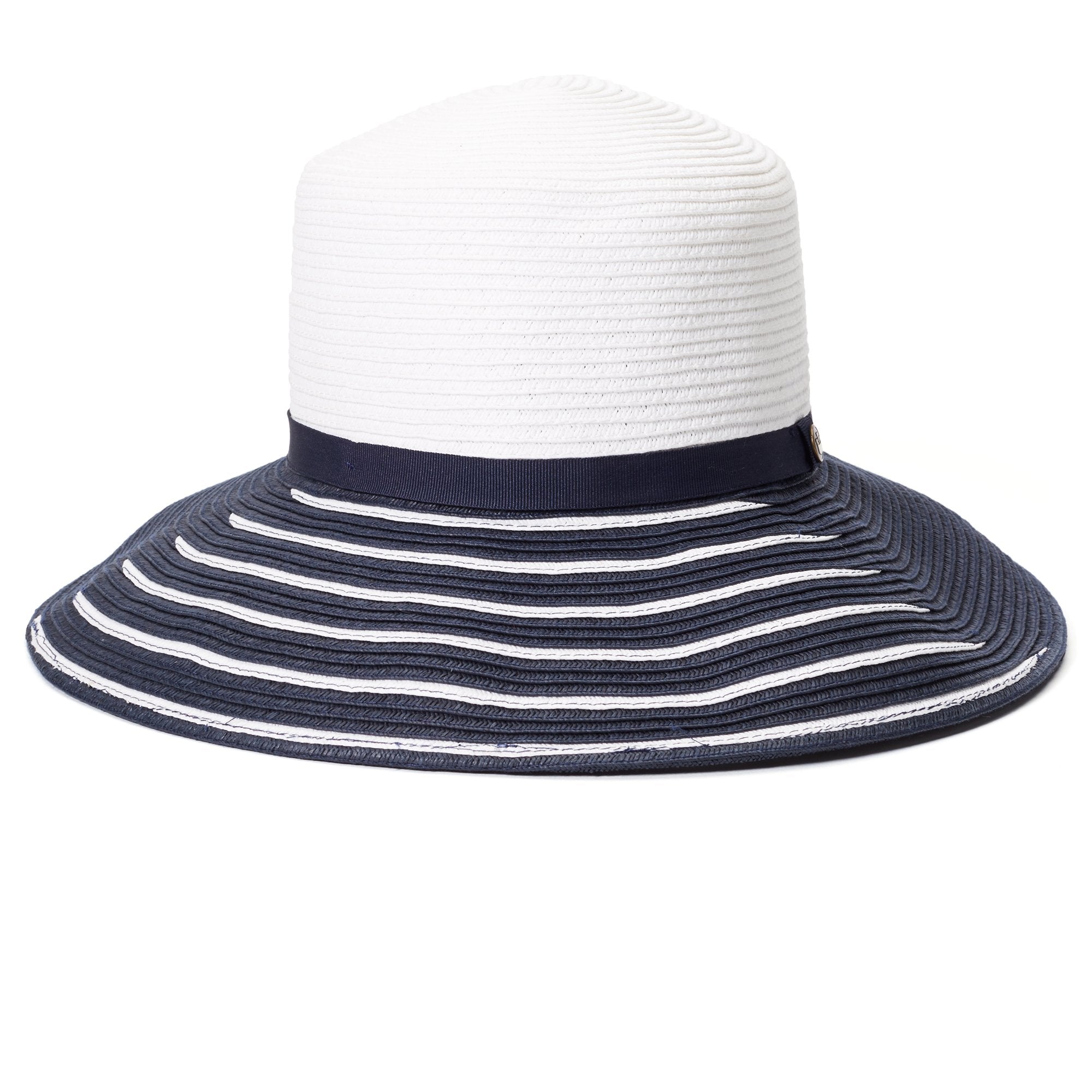 Goorin Bros. karen thomson paper floppy hat Navy front view