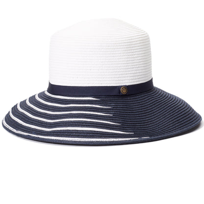 Goorin Bros. karen thomson paper floppy hat Navy left side view