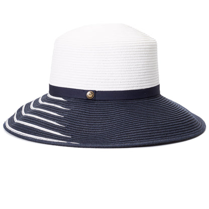 Goorin Bros. karen thomson paper floppy hat Navy side view