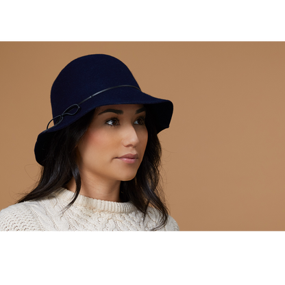 Goorin Bros. mrs blanc wool blend cloche hat Navy  womens styling
