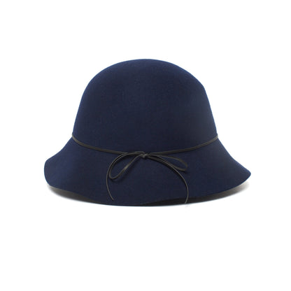 Goorin Bros. mrs blanc wool blend cloche hat Navy side view