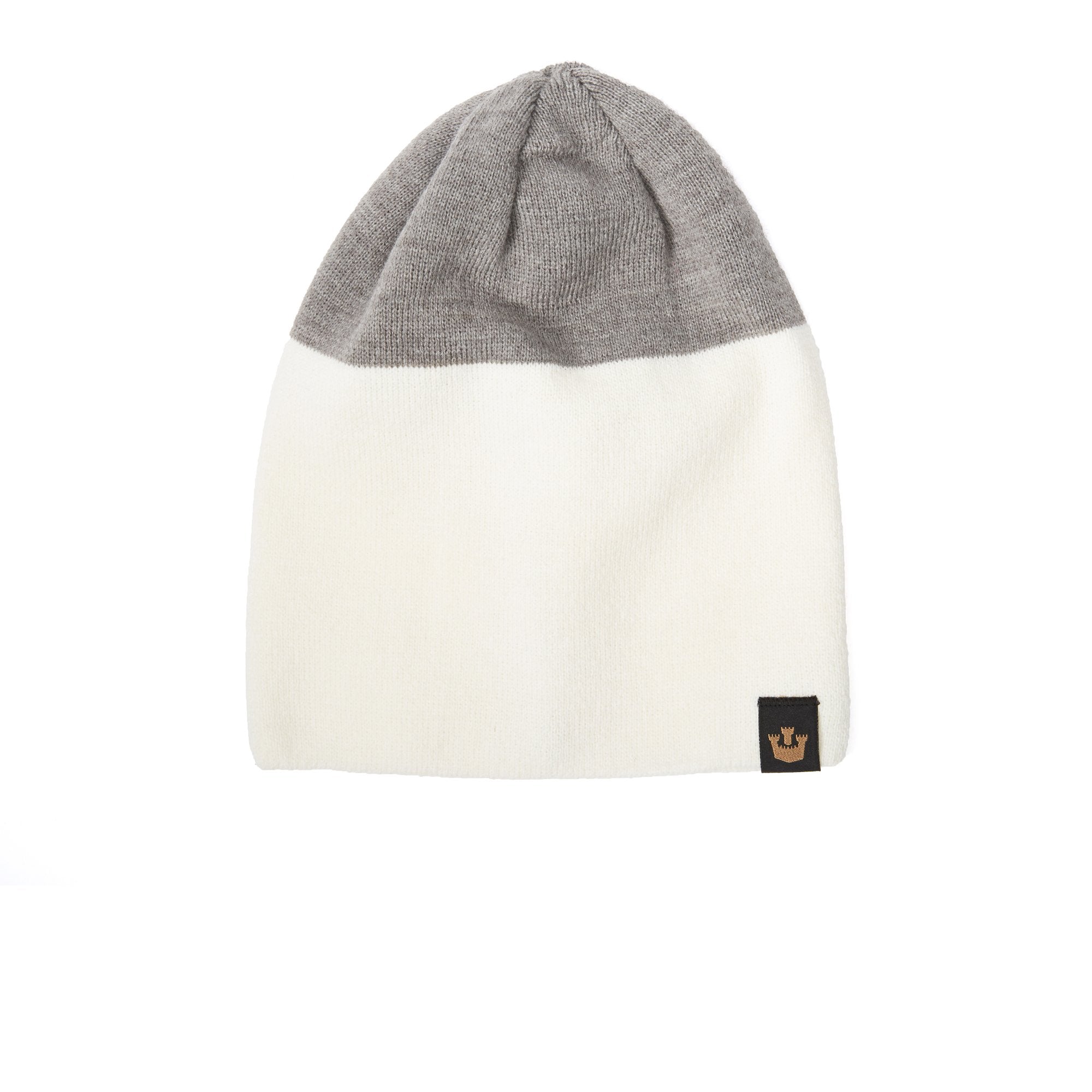 Goorin Bros. two headed acrylic beanie Grey left side view