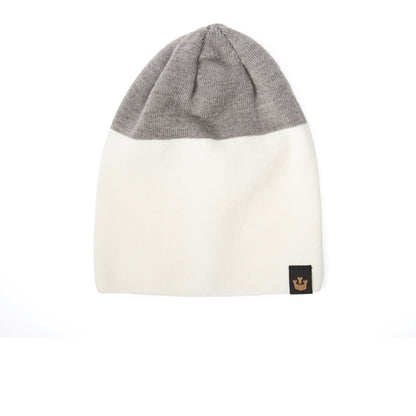 Goorin Bros. two headed acrylic beanie Grey side view