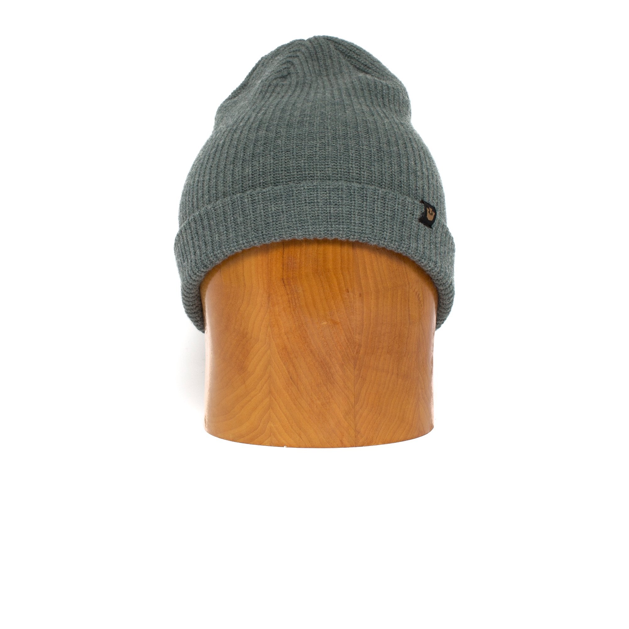 Goorin Bros. winter cruise wool ribbed beanie Slate front view