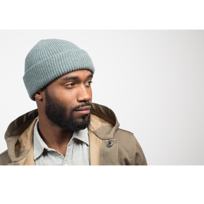 Goorin Bros. winter cruise wool ribbed beanie Slate  mens styling