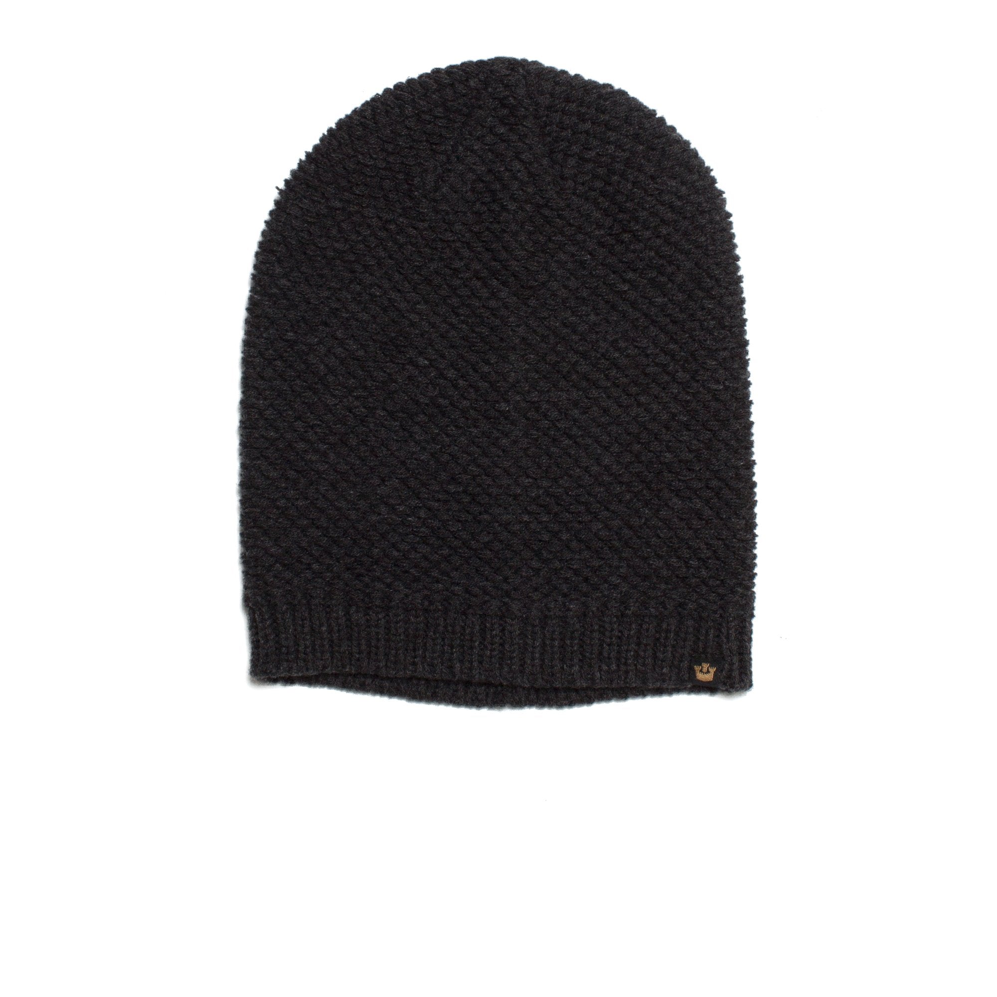 Goorin Bros. big chill acrylic ribbed beanie Black front view