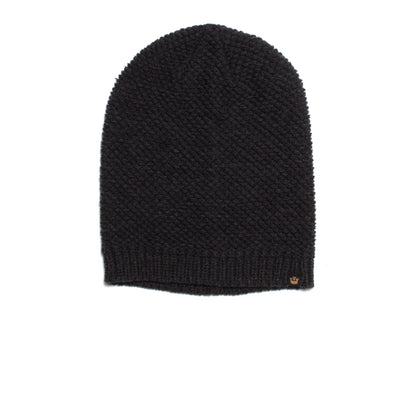 Goorin Bros. big chill acrylic ribbed beanie Black front view