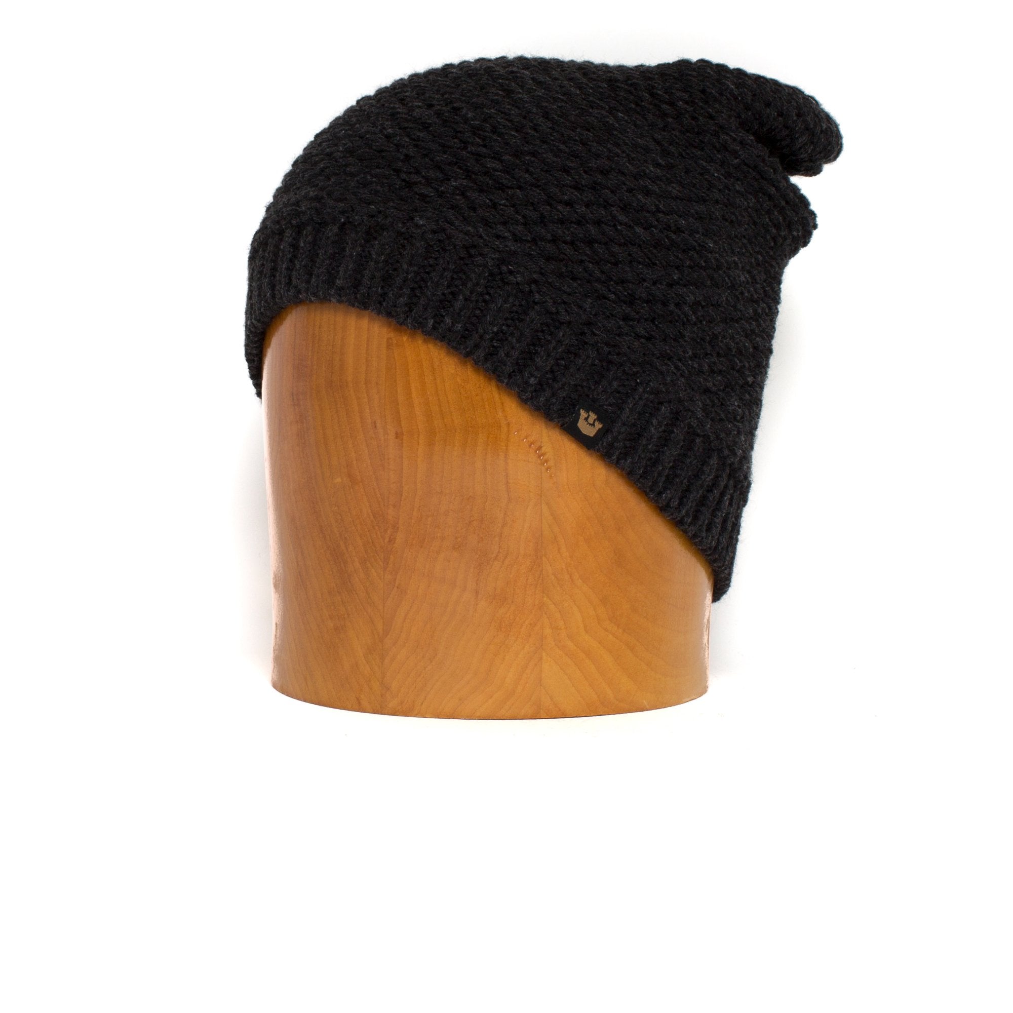 Goorin Bros. big chill acrylic ribbed beanie Black left side view