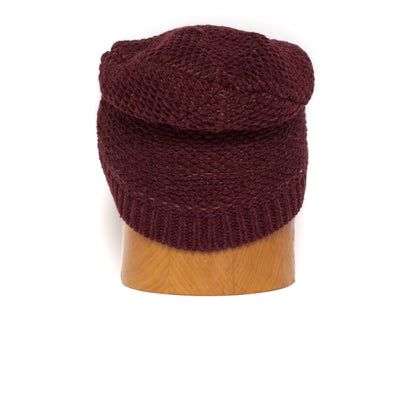 Goorin Bros. big chill acrylic ribbed beanie Red back view