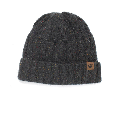 Goorin Bros. mountain high wool beanie Charcoal front view