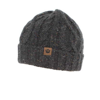 Goorin Bros. mountain high wool beanie Charcoal left side view