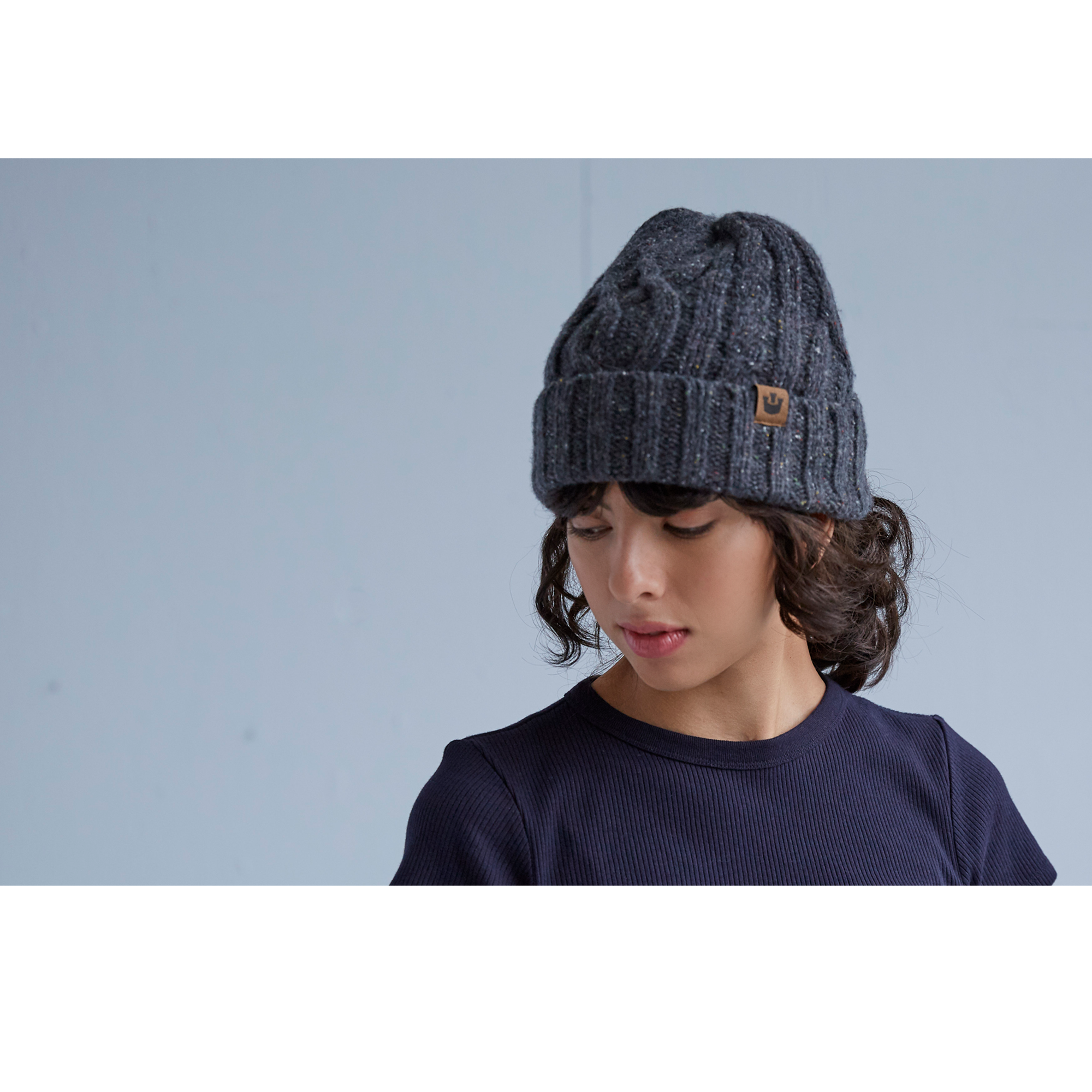 Goorin Bros. mountain high wool beanie Charcoal  womens styling