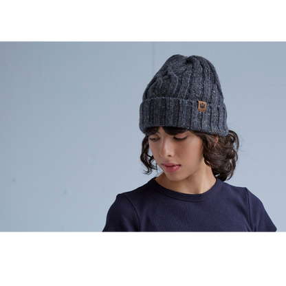 Goorin Bros. mountain high wool beanie Charcoal  womens styling