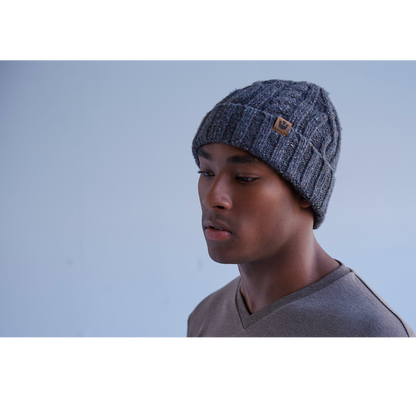 Goorin Bros. mountain high wool beanie Charcoal  mens styling