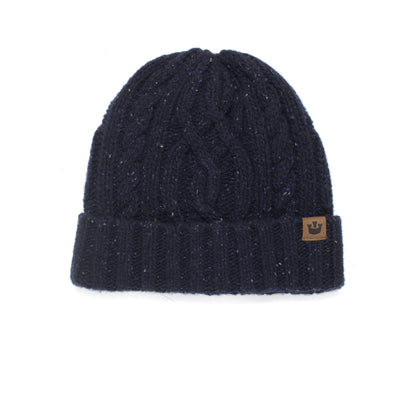 Goorin Bros. mountain high wool beanie Navy front view