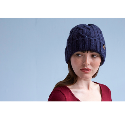 Goorin Bros. mountain high wool beanie Navy  womens styling