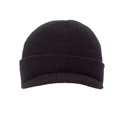 Goorin Bros. cement walls wool beanie Black front view