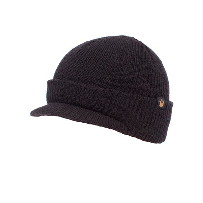 Goorin Bros. cement walls wool beanie Black left side view