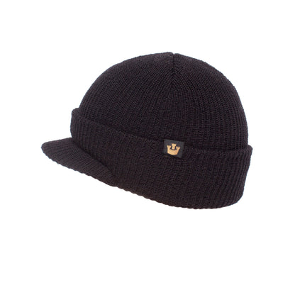Goorin Bros. cement walls wool beanie Black side view