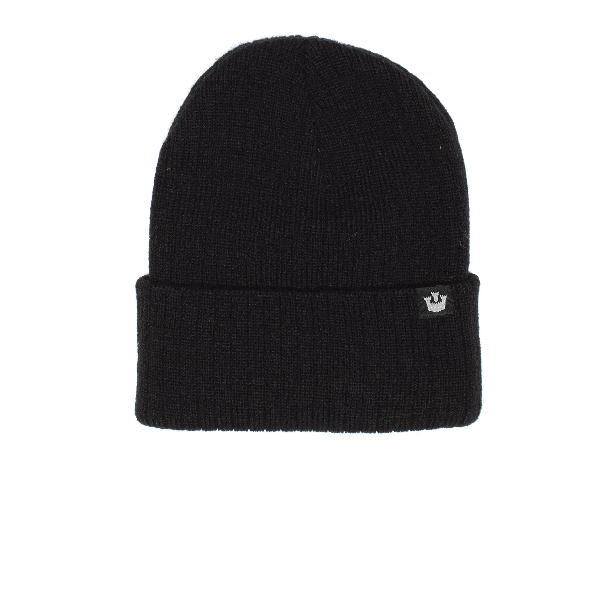 Goorin Bros. dark knight acrylic knit beanie Black front view