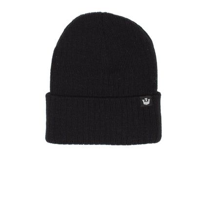 Goorin Bros. dark knight acrylic knit beanie Black front view