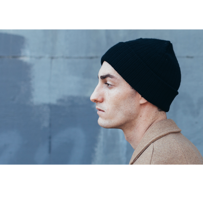 Goorin Bros. dark knight acrylic knit beanie Black  mens styling