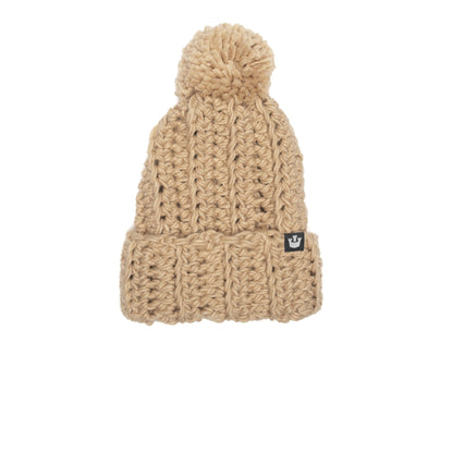 Goorin Bros. nippy acrylic beanie Tan front view