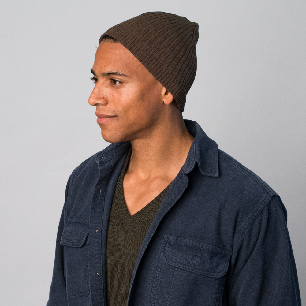 Goorin Bros. skintight ii cotton beanie Olive  mens styling