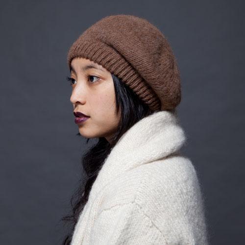 Goorin Bros. pena rosa alpaca beret hat Brown  womens styling