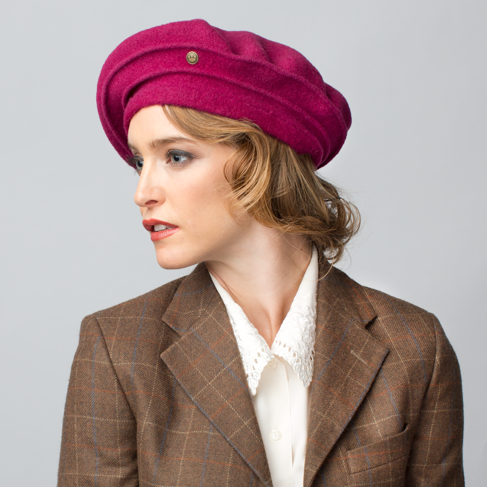 Goorin Bros. simona wool blend beret hat Pink  womens styling