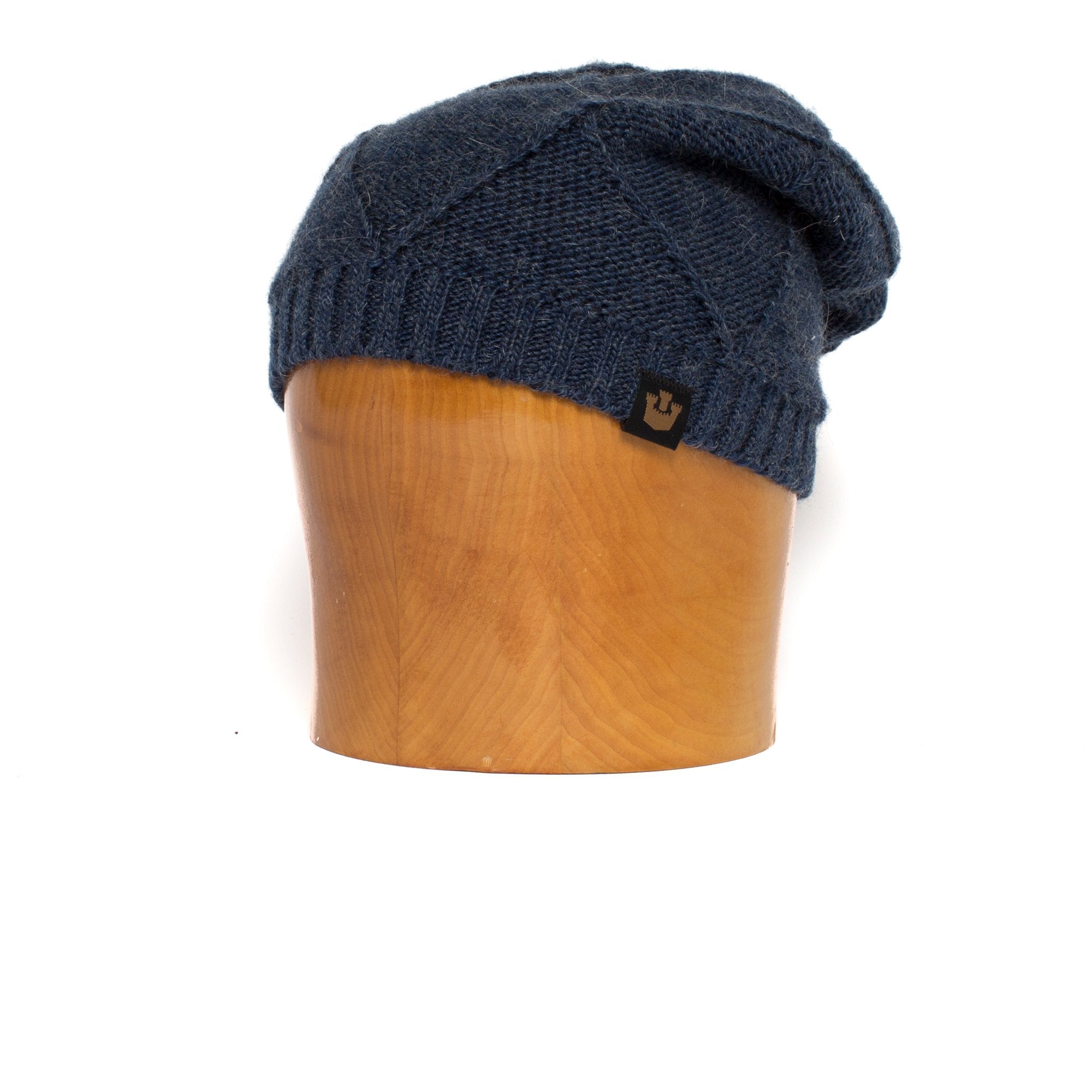 Goorin Bros. soho angora knit beanie Blue left side view
