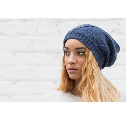 Goorin Bros. soho angora knit beanie Blue  womens styling