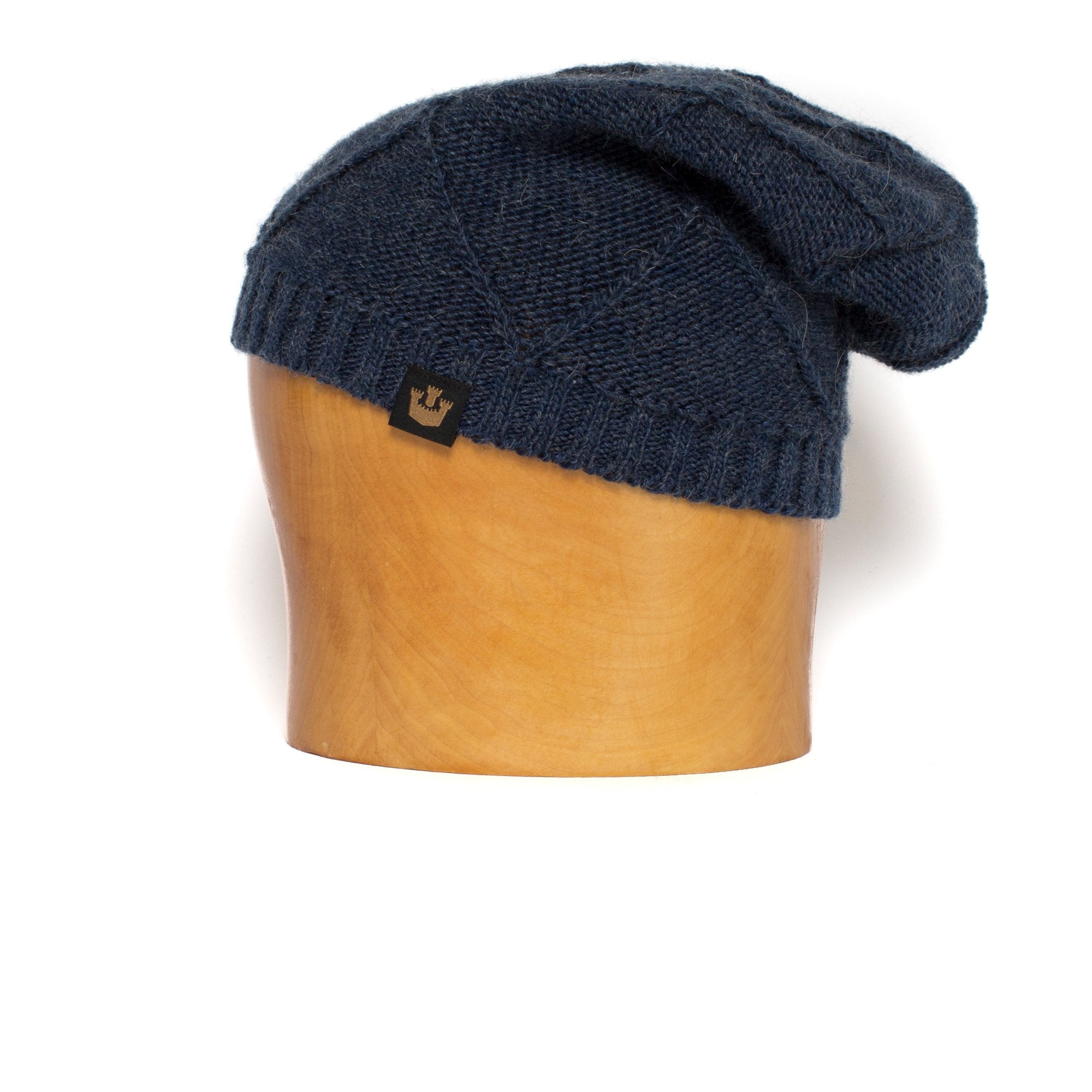 Goorin Bros. soho angora knit beanie Blue side view