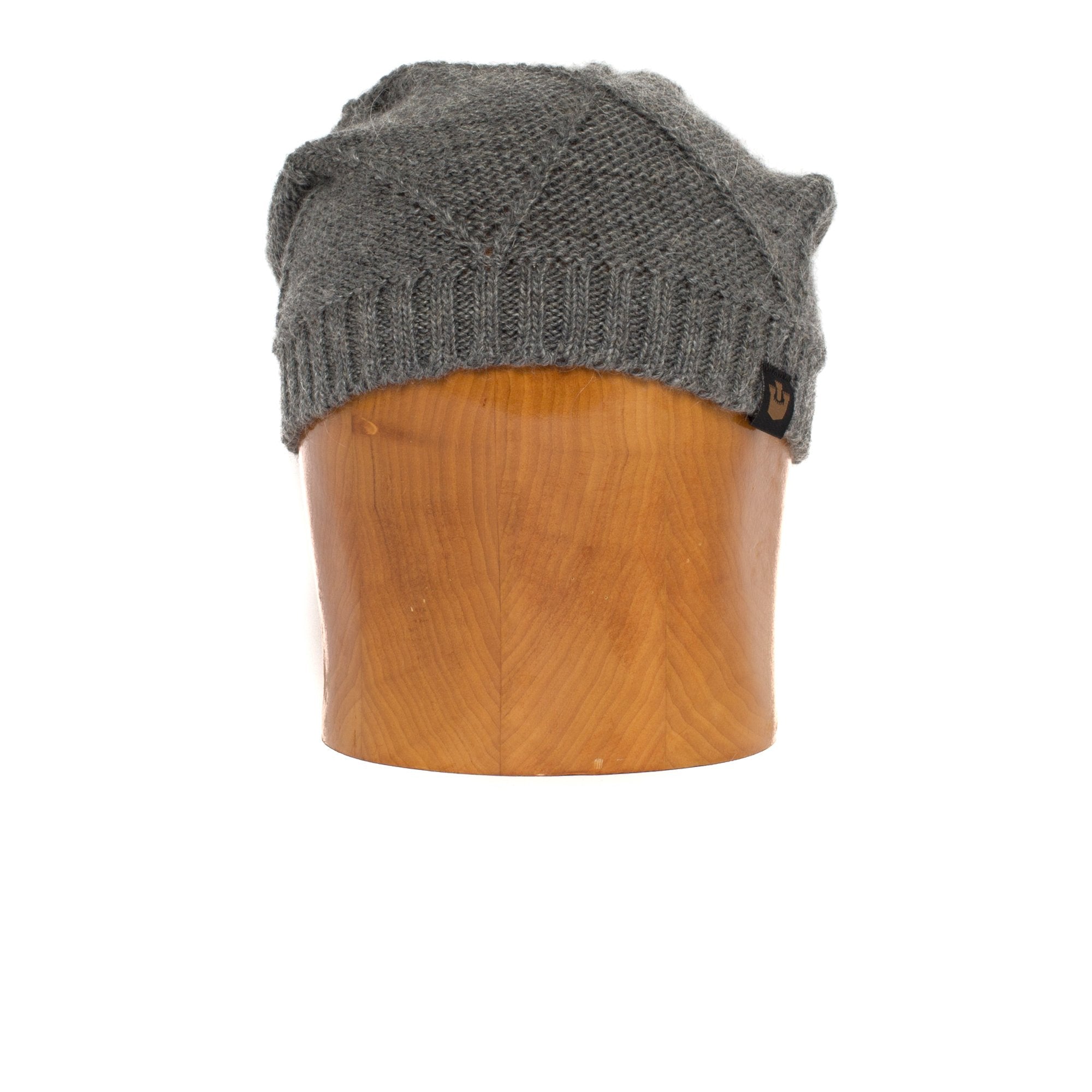 Goorin Bros. soho angora knit beanie Grey front view
