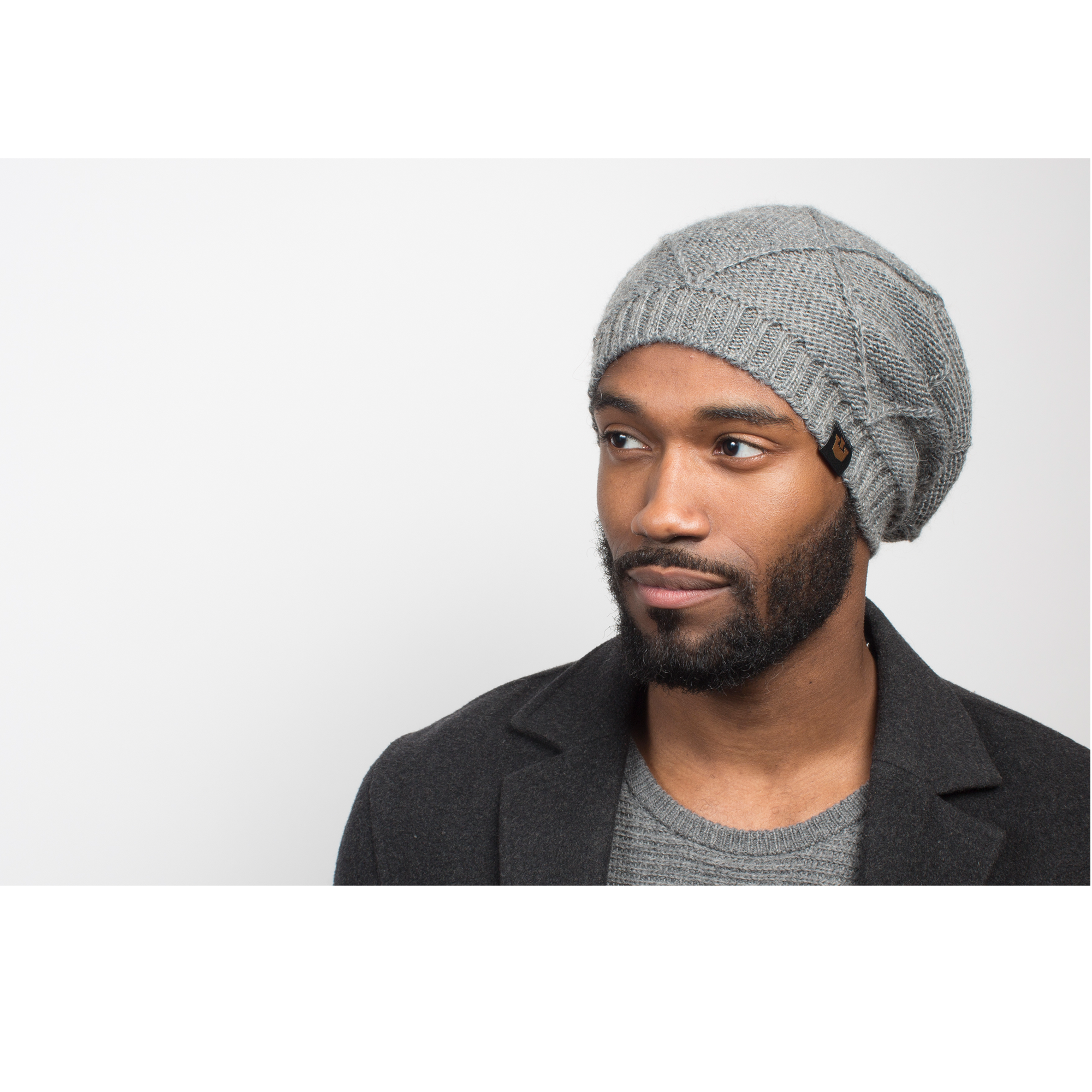 Goorin Bros. soho angora knit beanie Grey  mens styling