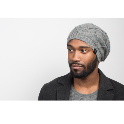 Goorin Bros. soho angora knit beanie Grey  mens styling