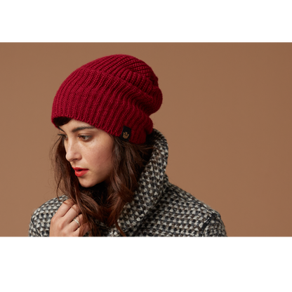 Goorin Bros. surewin alpaca ribbed beanie Red  womens styling