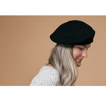 Goorin Bros. Ivan Budsky Black beret womens styling