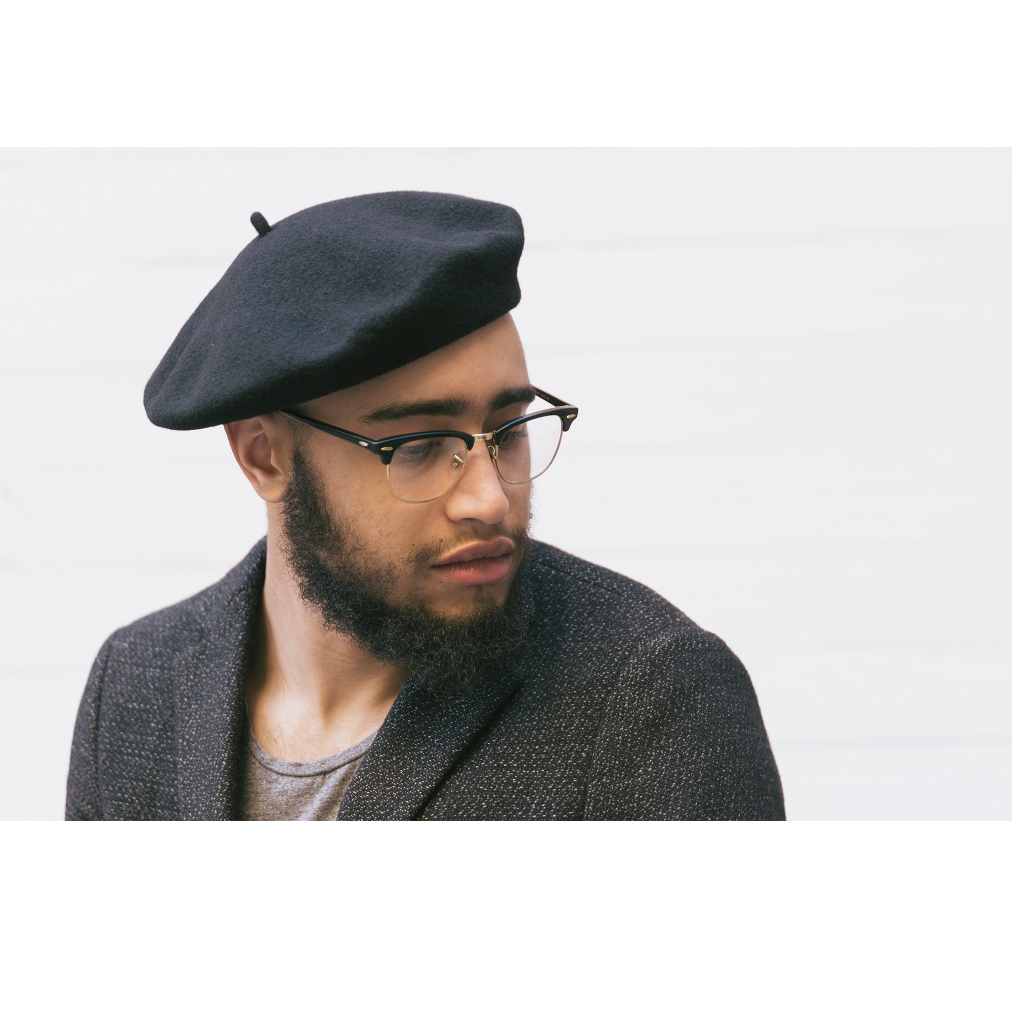 Goorin Bros. Ivan Budsky Black beret mens styling
