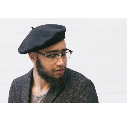 Goorin Bros. Ivan Budsky Black beret mens styling