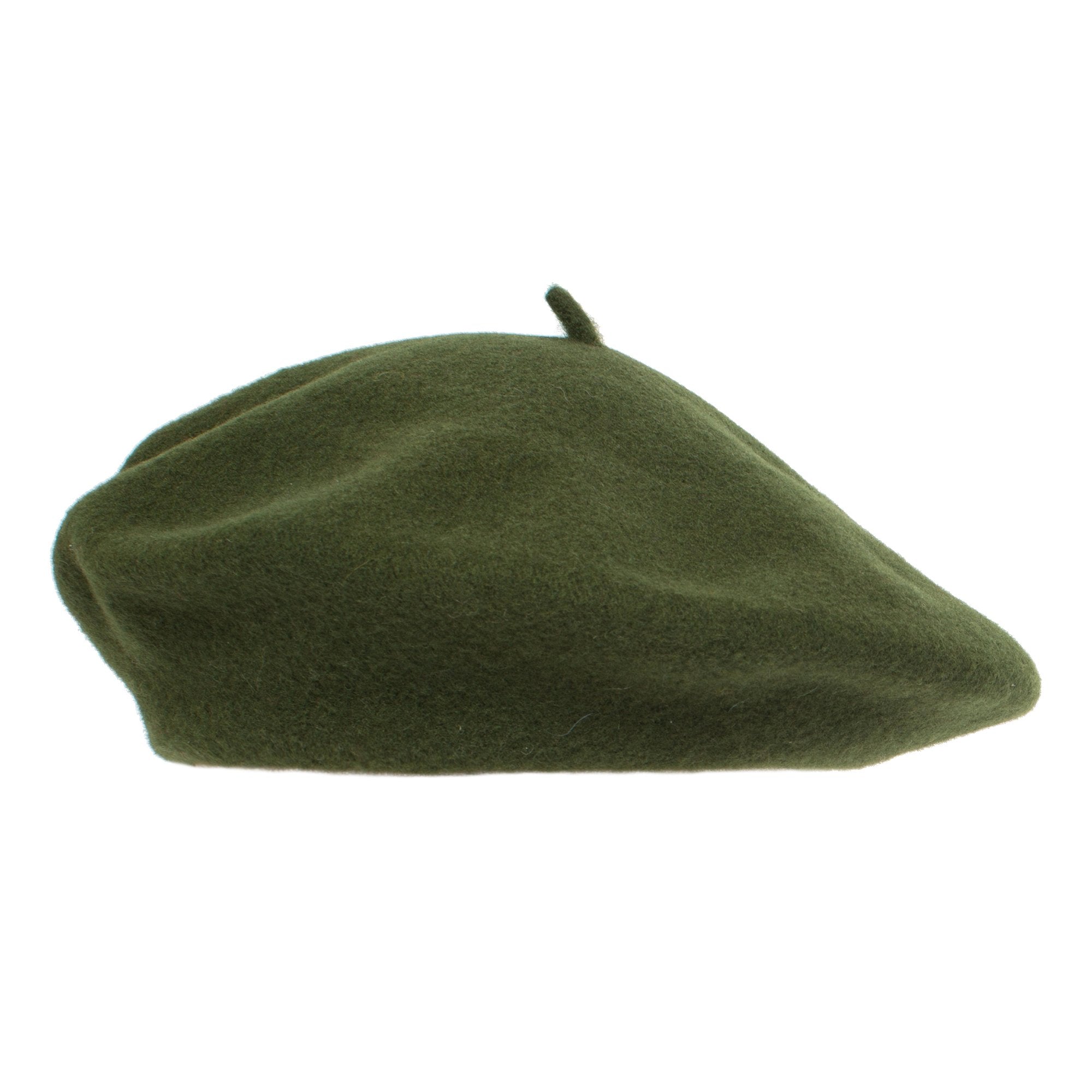 Goorin Bros. ivan budsky wool blend classic beret hat Forest left side view