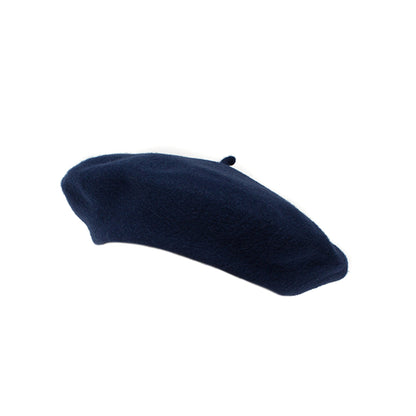 Goorin Bros. ivan budsky wool blend classic beret hat Navy front view