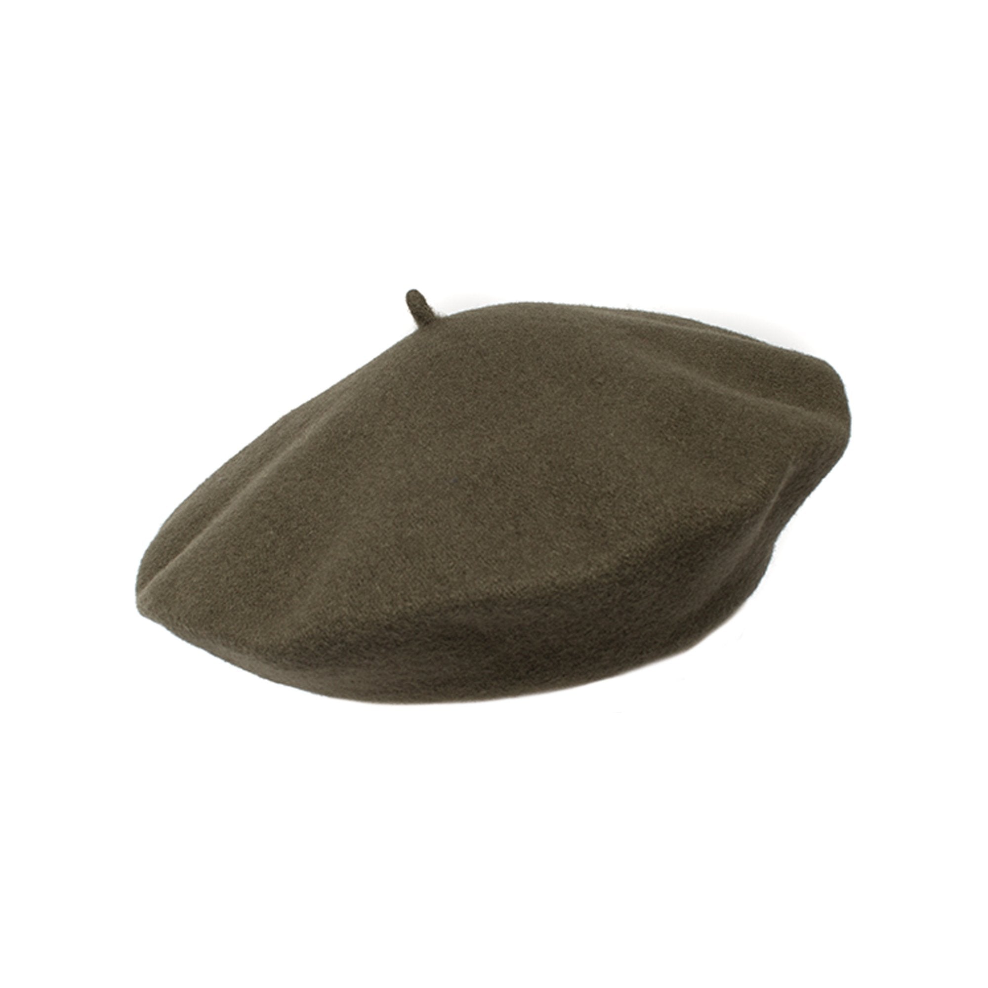 Goorin Bros. ivan budsky wool blend classic beret hat Olive back view