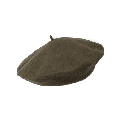 Goorin Bros. ivan budsky wool blend classic beret hat Olive back view
