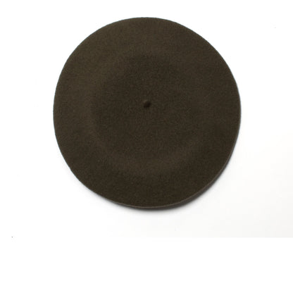 Goorin Bros. ivan budsky wool blend classic beret hat Olive front view