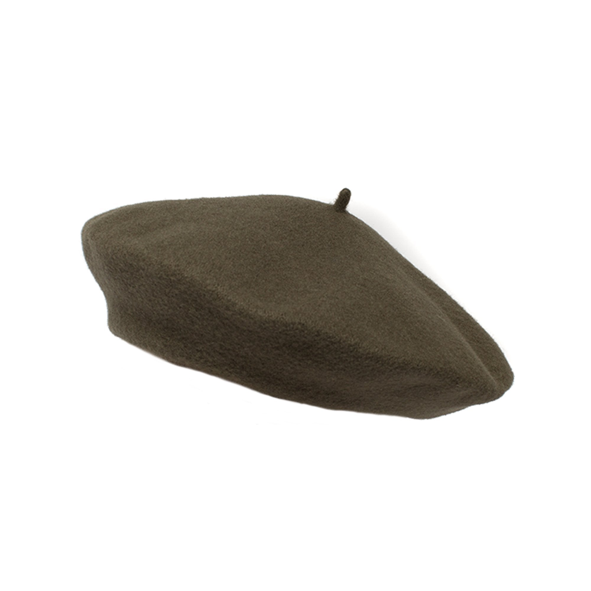 Goorin Bros. ivan budsky wool blend classic beret hat Olive left side view